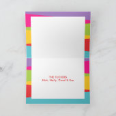 Fröhliche und helle Weihnachten Niedlich (Innenseite)