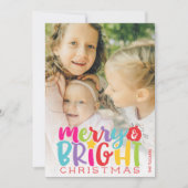 Fröhliche und helle Weihnachten Niedlich (Vorderseite)