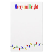 Fröhliche und helle Weihnachtsbeleuchtung Geschich