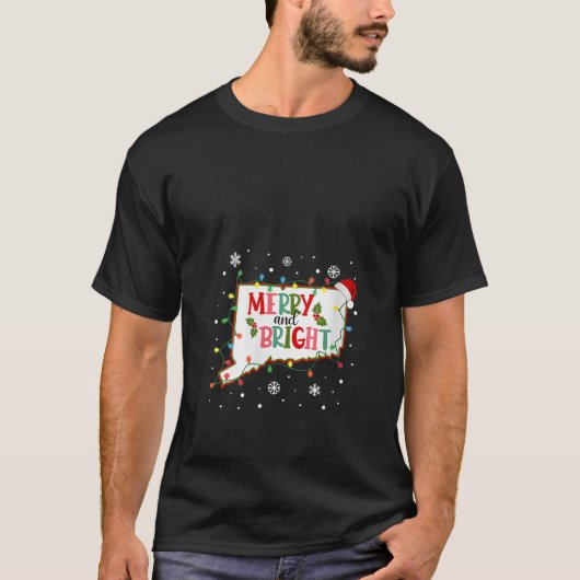 Fröhliche und helle Weihnachtsbeleuchtung Xmas Con T-Shirt (Vorderseite)