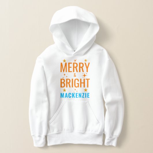 Fröhliche und helle Weihnachtsfeier: Feierliche Ge Hoodie (Ablage )
