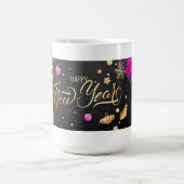 Fröhliche und helle Weihnachtsfeier-Tasse Kaffeetasse (Mittel)