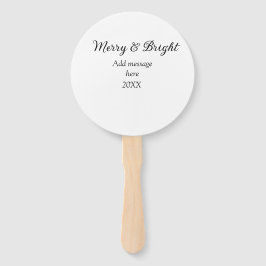 Fröhliche und helle Weihnachtsfeiertage ergänzen M Fächer