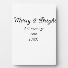 Fröhliche und helle Weihnachtsfeiertage ergänzen M Fotoplatte