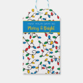 Fröhliche und helle Weihnachtslieder Geschenkanhänger (Vorderseite)