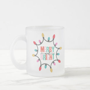 Fröhliche und helle Weihnachtsstimmung Mattglastasse