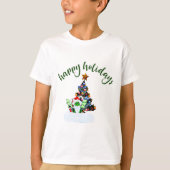 Fröhliche und magische Weihnachten mit einer Drach T-Shirt (Vorderseite)