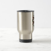 Fröhliche und mocha Drink Weihnachtskaffee Weihnac Reisebecher (Mittel)