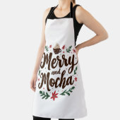 Fröhliche und mocha Drink Weihnachtskaffee Weihnac Schürze (InSitu)