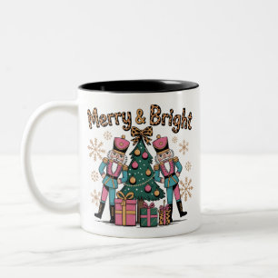 Fröhliche und strahlende Kokette Nussknacker Leopa Zweifarbige Tasse