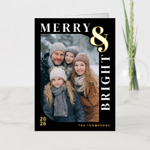 Fröhliche und strahlende moderne Weihnachtsfotos -