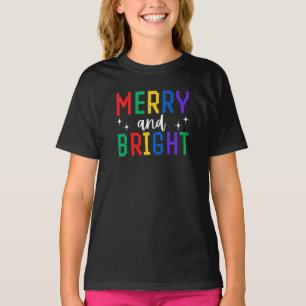 Fröhliche und strahlende Weihnachten T-Shirt