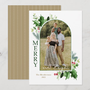 Fröhliche und strahlende Weihnachts-Schrift Gold-F