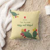 fröhliche und verheiratete farbenfrohe Wüste Kissen (Decke)