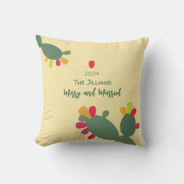 fröhliche und verheiratete farbenfrohe Wüste Kissen