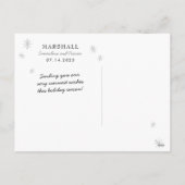 Fröhliche und Verheiratete Feiertage Ankündigung P (Rückseite)