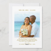 Fröhliche und Verheiratete Script Foto Weihnachten (Rückseite)