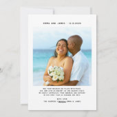 Fröhliche und Verheiratete Script Foto Weihnachten (Rückseite)