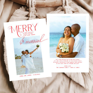 Fröhliche und Verheiratete Script Foto Weihnachten