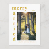 Fröhliche und Verheiratete Weihnachten im neuen Fo (Vorderseite)