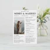 Fröhliche und Verheiratete Zeitung - Weihnachten (Stehend Vorderseite)