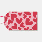 Fröhliche Valentinstag-Geschenkanhänger Geschenkanhänger (Rückseite Horizontal)