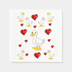 Fröhliche Valentinstag Papier Servietten
