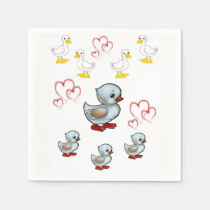 Fröhliche Valentinstag Papier Servietten