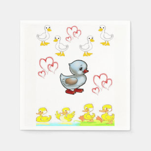 Fröhliche Valentinstag-Papier-Servietten Serviette