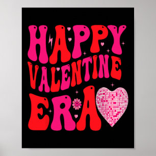 Fröhliche Valentinszeit Süße Valentinstag Mädchen Poster