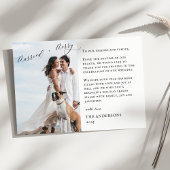 Fröhliche Verheiratete Kalligrafie Weihnachten Dankeskarte