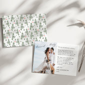 Fröhliche Verheiratete Kalligrafie Weihnachten Dankeskarte