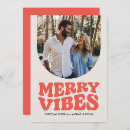 Fröhliche Vibes Spaß Retro-Foto Weihnachten