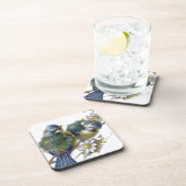 Fröhliche Vintage Vögel Untersetzer (Rechte Seite)