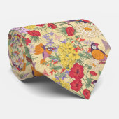 Fröhliche Vögel Krawatte (Gerollt)