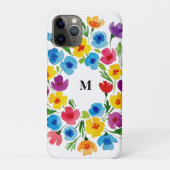 Fröhliche Wasserfarben Florals Case-Mate iPhone Hülle (Rückseite)