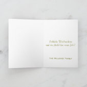 Fröhliche Weichnacht - deutsche Feiertagskarte (Innenseite)