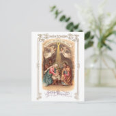 Fröhliche Weihnacht 2 Postkarte (Stehend Vorderseite)