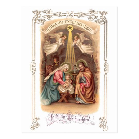 Fröhliche Weihnacht 2 Postkarte