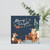 fröhliche Weihnachten (Stehend Vorderseite)