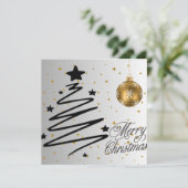 fröhliche Weihnachten (Stehend Vorderseite)