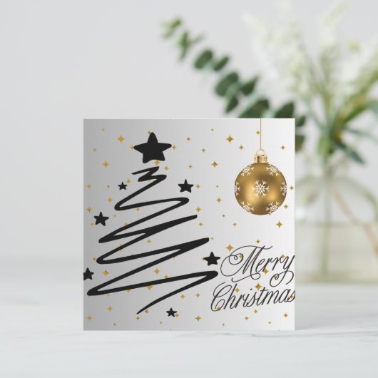 fröhliche Weihnachten (Stehend Vorderseite)