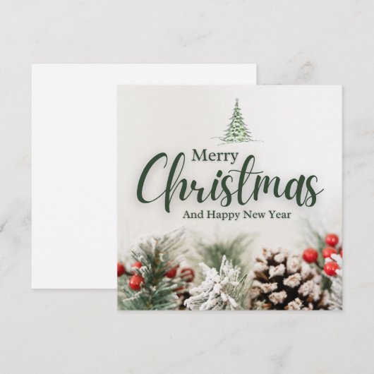 fröhliche Weihnachten (Vorne/Hinten)