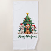 Fröhliche Weihnachten (2) Strandtuch (Vorderseite)