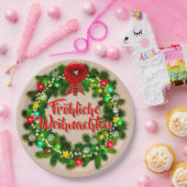 Fröhliche Weihnachten 9" Pappteller (Party)