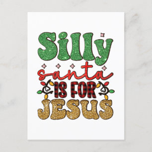 Fröhliche Weihnachten Albern ist für Jesus