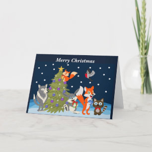 Fröhliche Weihnachten Animierte Tiere