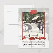 Fröhliche Weihnachten aus der Connecticut-Farm Per (Vorne/Hinten)