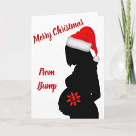 Fröhliche Weihnachten aus der Hüpfkarte Karte