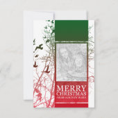 Fröhliche Weihnachten aus unserer neuen Zuhause (S Einladung (Vorderseite)